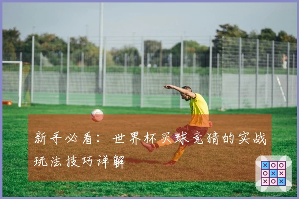 新手必看：世界杯买球竞猜的实战玩法技巧详解